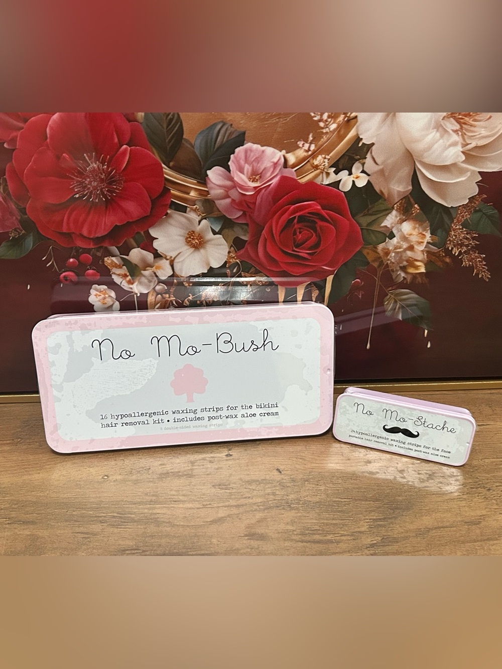 No Mo Bush Hypoallergenic Bikini and Face Waxing Strips Kits with Aloe